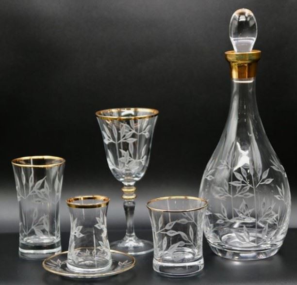 Goblet Glass and Bottle Sets