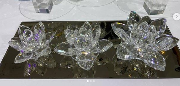 3-Piece Crystal Lotus - Original Handmade