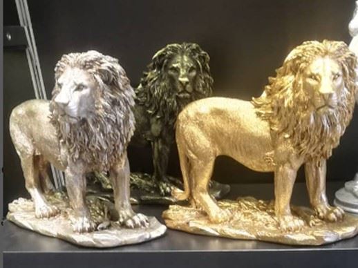 Aslan Figür Biblolaları - Polyester