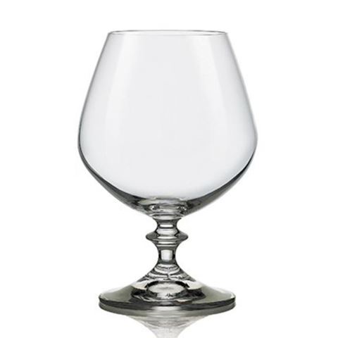 Crystalex Angela Crystalline 400 ml - Cognac Glass - Bohemia Crystal